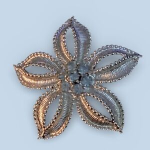 Silver-Tone Starfish Brooch